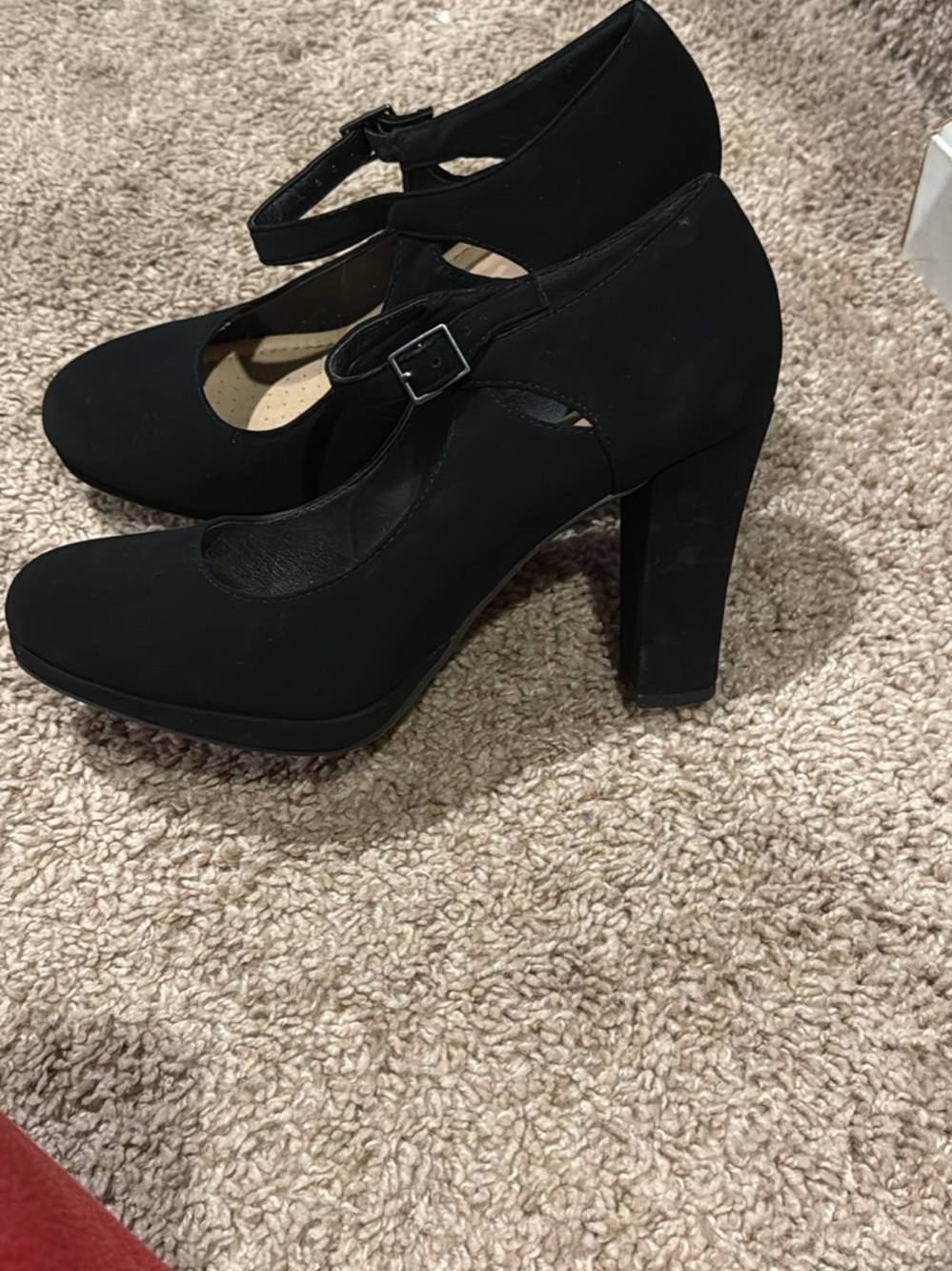 Classic Black Mary Jane High Heel Pump